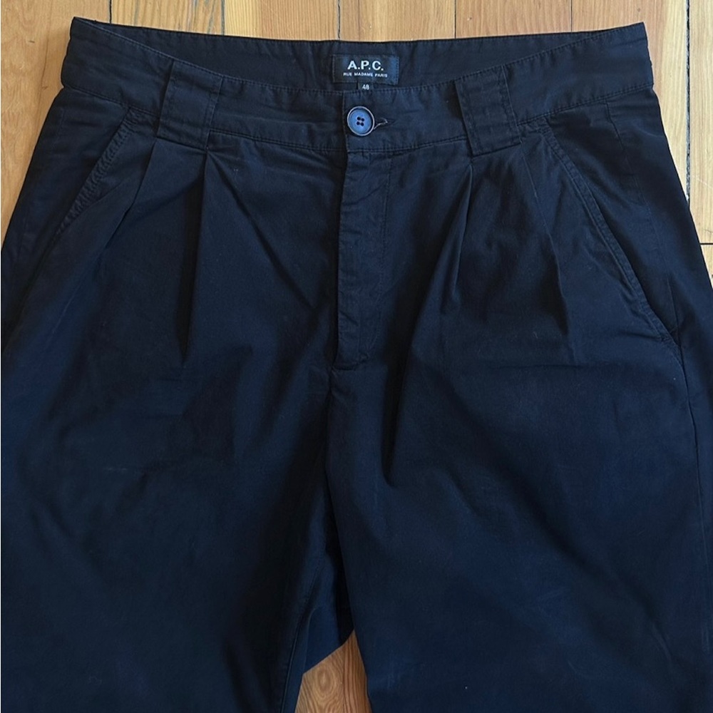 A.P.C. Eddy pleated trouser black size 32